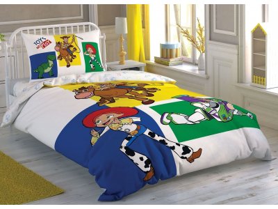Постельное белье TAC - Disney Toy Story 4 Adventure (Turkey), подростковый комплект Постельное белье TAC - Disney Toy Story 4 Adventure (Turkey), подростковый комплект